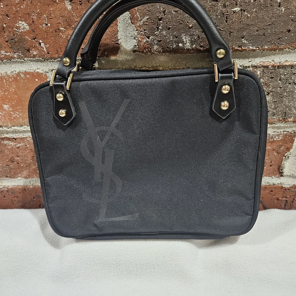 Yves Saint Laurent Black Make Up Bag - Picture 2 of 7